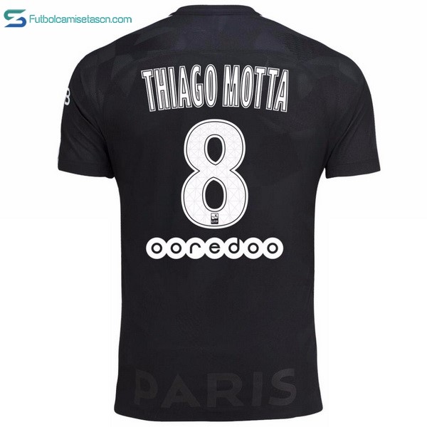 Camiseta Paris Saint Germain 3ª Thiago Motta 2017/18